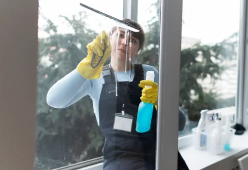 Nettoyage de vitres intérieures et extérieures à Landéhen